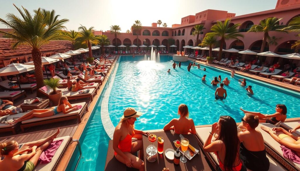 Marrakech Pool Club Social Scene