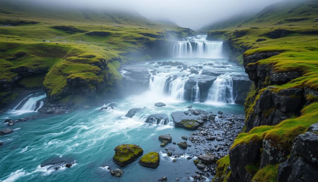 Ourika Valley Waterfalls Scenic View