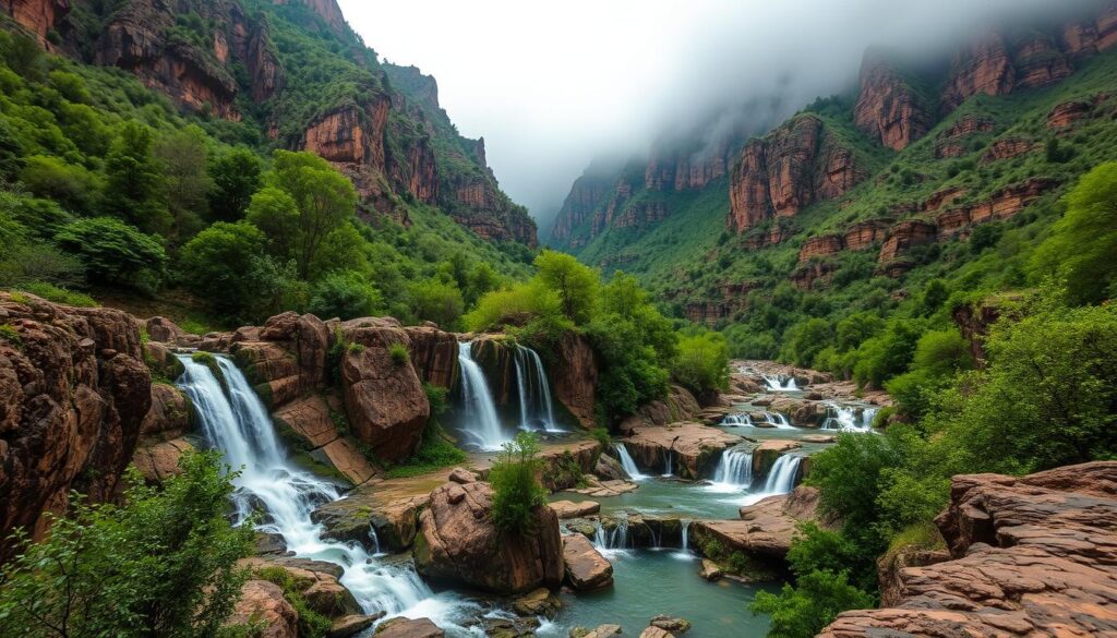 Setti Fatma Waterfalls in Ourika Valley