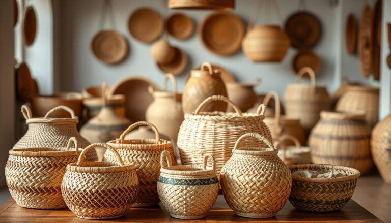 moroccan palm leaf basket