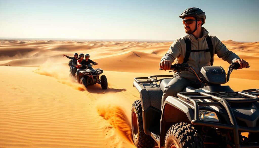 Moroccan desert quad riding guide services